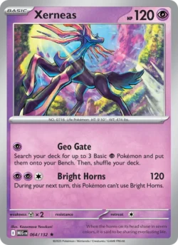 Xerneas (#064) Reverse Holo — Reverse Holo — MEG 064