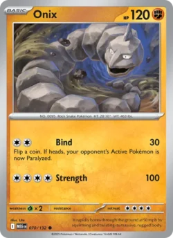 Onix (#070) Reverse Holo — Reverse Holo — MEG 070