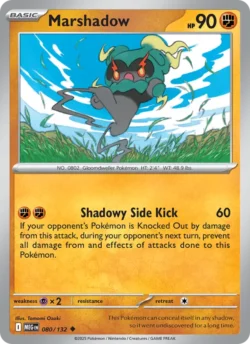 Marshadow (#080) Reverse Holo — Reverse Holo — MEG 080