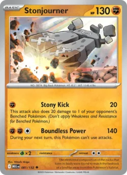 Stonjourner (#081) — Reverse Holo — MEG 081