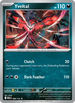 Yveltal (#088) Reverse Holo — Reverse Holo — MEG 088