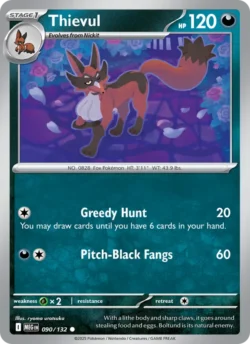 Thievul (#090) — Reverse Holo — MEG 090