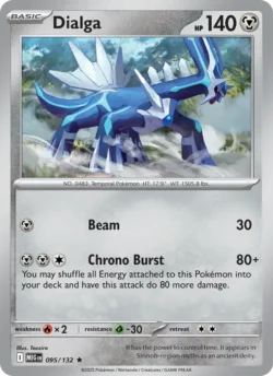 Dialga (#095) Reverse Holo — Reverse Holo — MEG 095