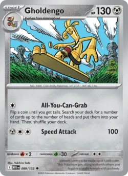 Gholdengo (#099) Reverse Holo — Reverse Holo — MEG 099