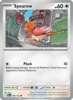 Spearow (#102) Reverse Holo — Reverse Holo — MEG 102