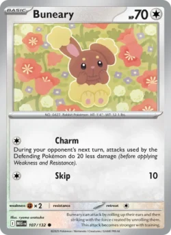 Buneary (#107) — Reverse Holo — MEG 107