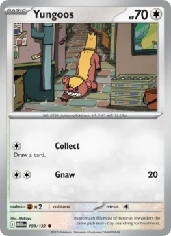 Yungoos (#109) Reverse Holo — Reverse Holo — MEG 109