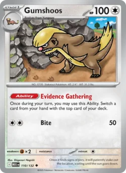 Gumshoos (#110) — Reverse Holo — MEG 110