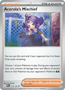 Acerola's Mischief (#113) Reverse Holo — Reverse Holo — MEG 113