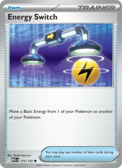 Energy Switch (#115) Reverse Holo — Reverse Holo — MEG 115