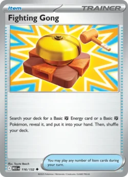 Fighting Gong (#116) Reverse Holo — Reverse Holo — MEG 116