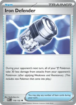 Iron Defender (#118) — Reverse Holo — MEG 118