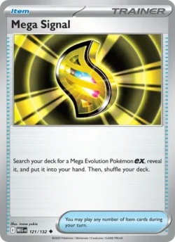 Mega Signal (#121) Reverse Holo — Reverse Holo — MEG 121