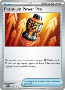 Premium Power Pro (#124) — Reverse Holo — MEG 124