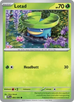 Lotad (#005) — Reverse Holo — PFL 005