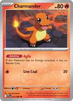 Charmander (#011) — Reverse Holo — PFL 011