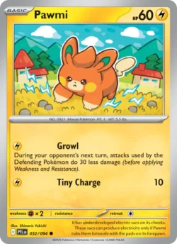 Pawmi (#032) — Reverse Holo — PFL 032