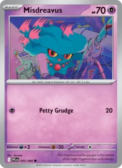 Misdreavus (#035) — Reverse Holo — PFL 035