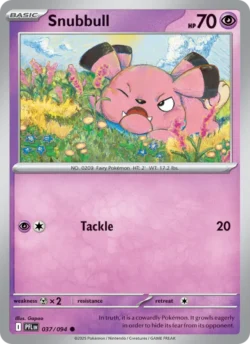 Snubbull (#037) — Reverse Holo — PFL 037