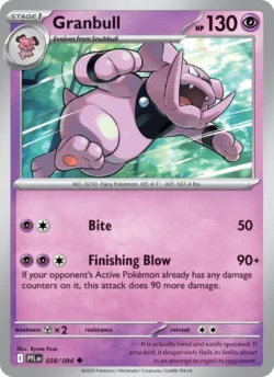 Granbull (#038) — Reverse Holo — PFL 038