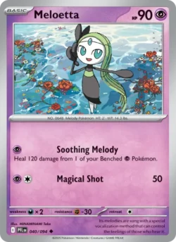 Meloetta (#040) — Reverse Holo — PFL 040