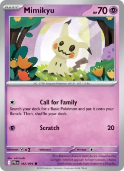 Mimikyu (#042) — Reverse Holo — PFL 042