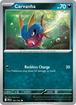Carvanha (#060) — Reverse Holo — PFL 060