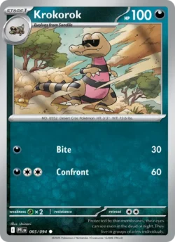 Krokorok (#065) — Reverse Holo — PFL 065