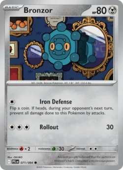 Bronzor (#071) — Reverse Holo — PFL 071