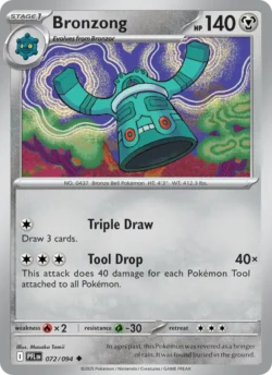 Bronzong (#072) — Reverse Holo — PFL 072