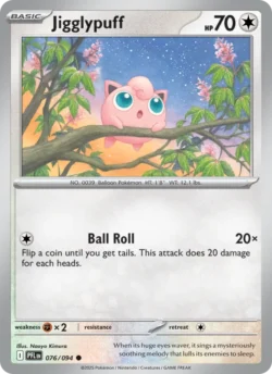 Jigglypuff (#076) — Reverse Holo — PFL 076