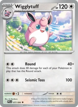 Wigglytuff (#077) — Reverse Holo — PFL 077