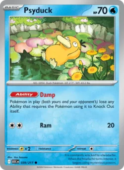 Psyduck (#039) Type Reverse Holo — Type Reverse Holo — ASC 039