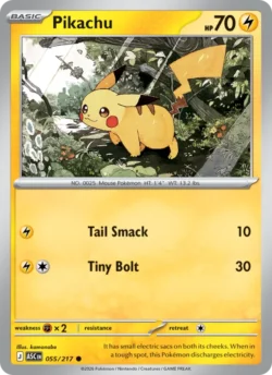 Pikachu (#055) Type Reverse Holo — Type Reverse Holo — ASC 055