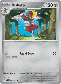 Bisharp (#147) Pokeball Reverse Holo — Pokeball Reverse Holo — ASC 147