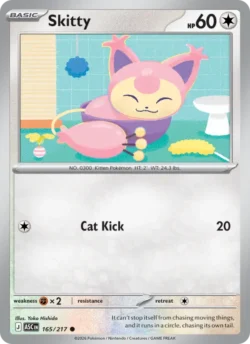 Skitty (#165) Type Reverse Holo — Type Reverse Holo — ASC 165