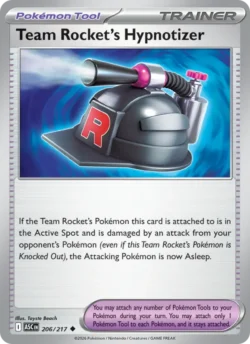 Team Rocket's Hypnotizer (#206) — Reverse Holo — ASC 206