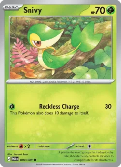 Snivy (#004) — POR 004