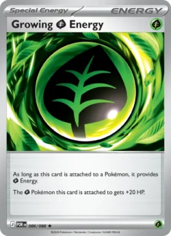 Growing Grass Energy (#086) Holo — Holo — POR 086
