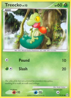 Treecko (#79) — Reverse Holo — AR 79