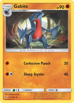 Gabite (#113) Reverse Holo — Reverse Holo — UNM 113