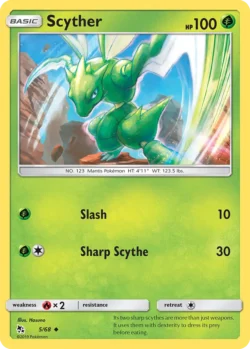 Scyther (#5) Reverse Holo — Reverse Holo — HIF 005