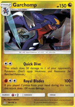 Garchomp (#99) — Reverse Holo — UPR 099