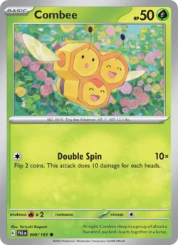 Combee (#008) — Reverse Holo — PAL 008