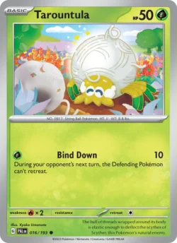 Tarountula (#016) — Reverse Holo — PAL 016
