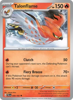 Talonflame (#030) — Reverse Holo — PAL 030