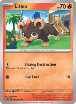 Litleo (#031) — Reverse Holo — PAL 031
