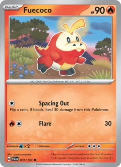 Fuecoco (#035) — Reverse Holo — PAL 035