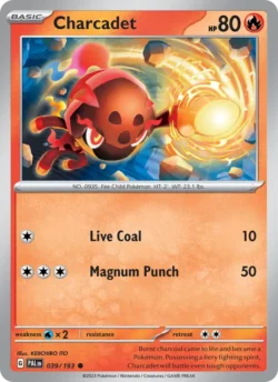 Charcadet (#039) — Reverse Holo — PAL 039