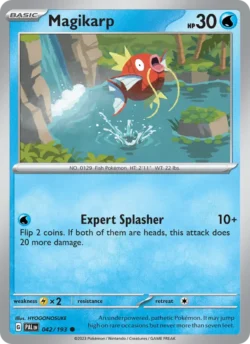 Magikarp (#042) — Reverse Holo — PAL 042